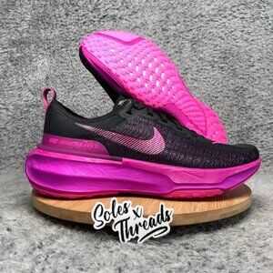 Nike ZoomX Invincible Run 3 Men Size 9.5 Black Vivid Grape DR2615-006